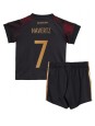 Německo Kai Havertz #7 Venkovní dres pro děti MS 2022 Krátký Rukáv (+ trenýrky)